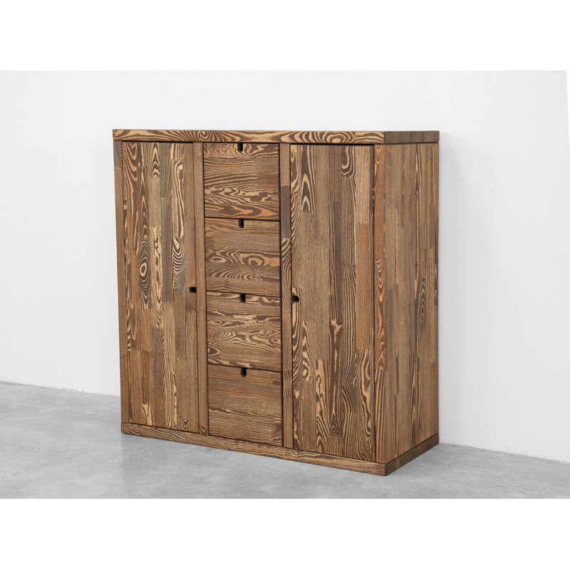 Artin Solid Wood 4 - Drawer Standard Accent Chest