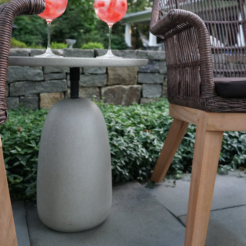 Broadway Outdoor Round Side Table