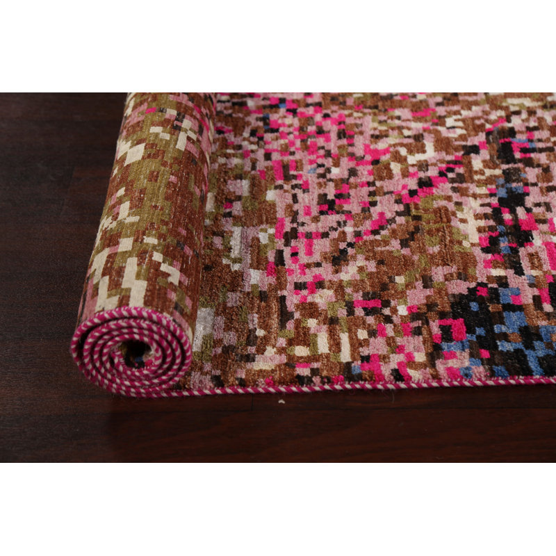 One-of-a-Kind 2'7" X 10'0" New Age Runner Area Rug in