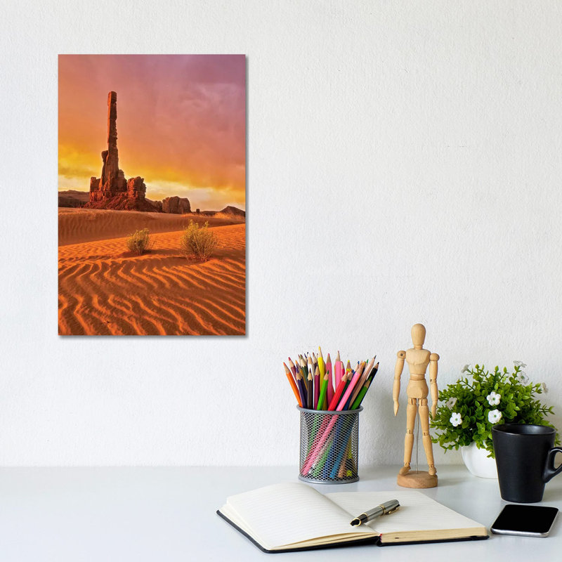Monument Pinnacle by Dennis Frates - Wrapped Canvas Print, 20.32 cm H x 30.48 cm W