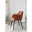 Chaise avec accoudoirs rembourrée en tissu Joao-1642509479