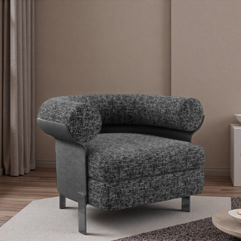 Fauteuil de loisir simple, léger et luxueux., Gris