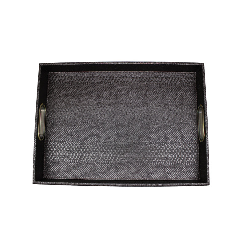 Kayden Leather / Faux Leather Tray