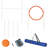 PawHut Plastic Outdoor Kids Game with Carrying Case