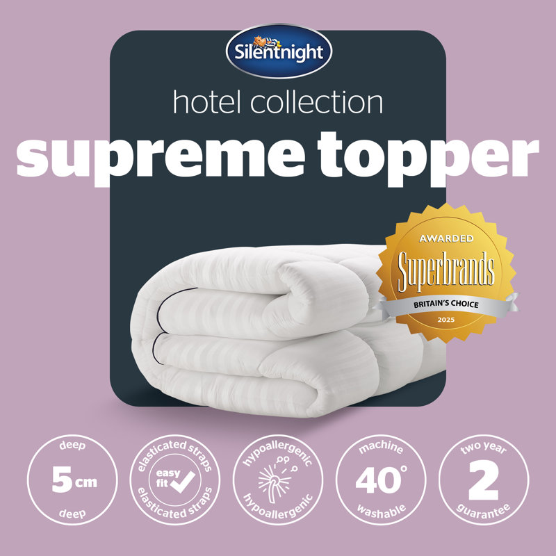 Silentnight Luxury Hotel Collection Supreme Mattress Topper, Single (3')