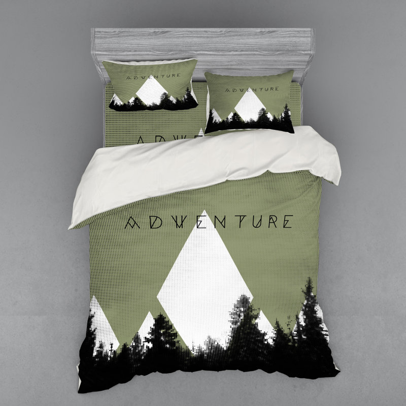 Ensemble de housse de couette Adventure, Housse de couette grand + 3 pièces supplémentair