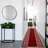 Shadowbrook Geometric Tufted Red/White Area Rug-650807669