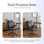 Chaise de bureau pivotante 25,6 po-1791967585
