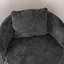 Fauteuil demi-tonneau pivotant en chenille Modern-481052767