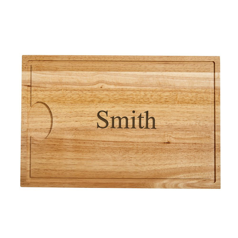 Creative Gifts International Rubberwood Cutting Board