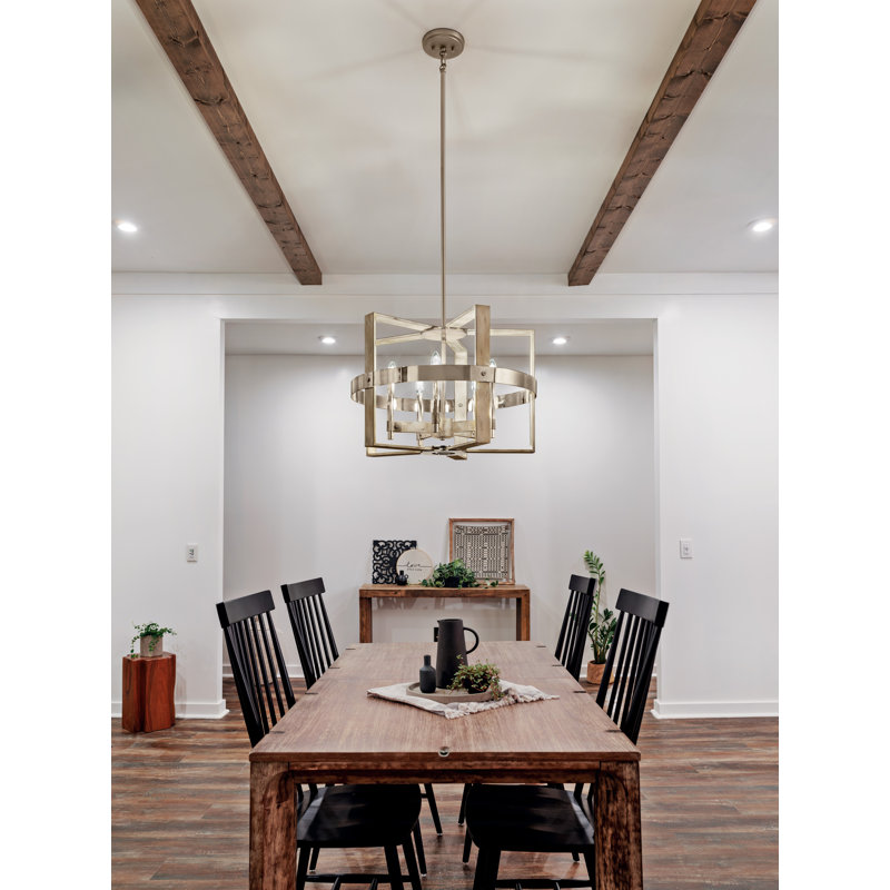 Peyton 5 - Light Dimmable Geometric Chandelier