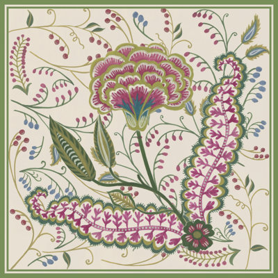 Chintz Composition I - Wrapped Canvas Print