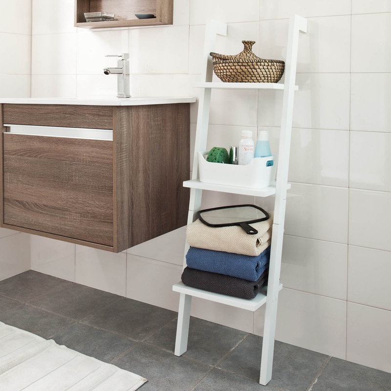 Swavar 121cm H x 33.5cm W Ladder Bookcase