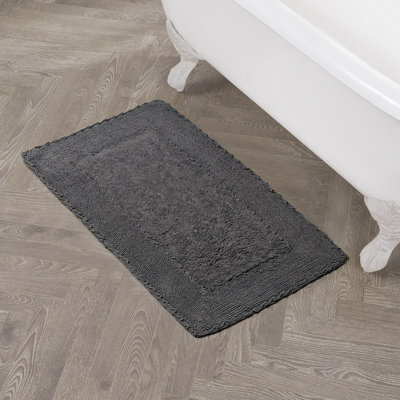 Laura Ashley Ruffle 100% Cotton Bath Rugs