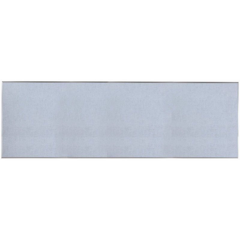 Tableau d'affichage mural en toile de jute, 48 po x 144 po, Bleu