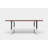 Gax Walnut Solid Wood Top Metal Base Dining Table-7084760-14369490