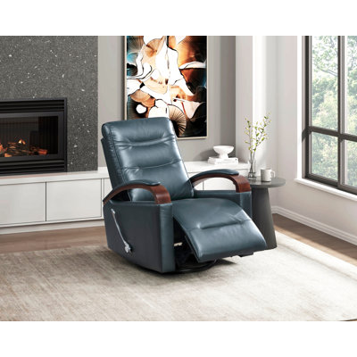 Fauteuil inclinable et pivotant en cuir synthétique de 31,5 po Selkirk