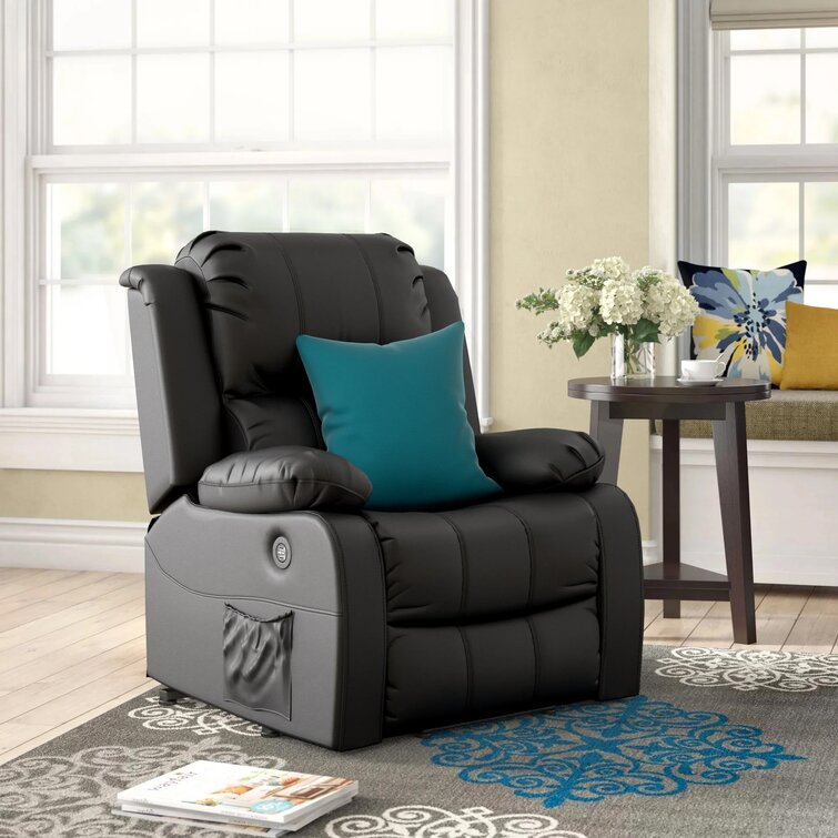 Vegan Leather Heated Massage Chair