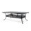 Rectangular Extendable Outdoor Dining Table , 132 " W 48.5 " D