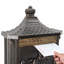 Cast Aluminum Wall Mounted Post Box-125152673