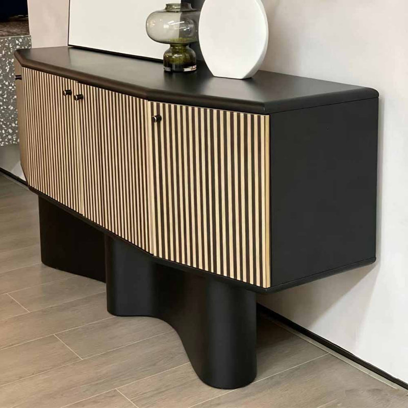 Armoire d'entrée de style italien moderne, H 31,50 po x l 78,74 po x P 18,89 po
