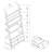 5-Shelf Storage Ladder Bookshelf
