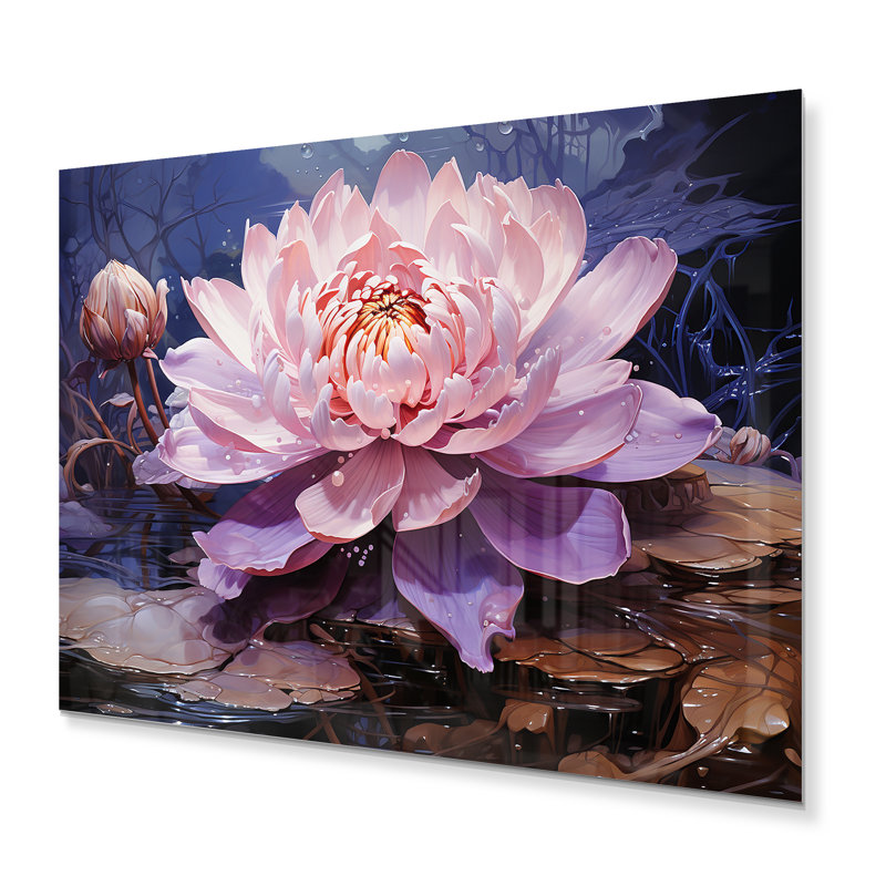 - Impressions murales florales en métal, H 24 po x l 32 po x P 1 po