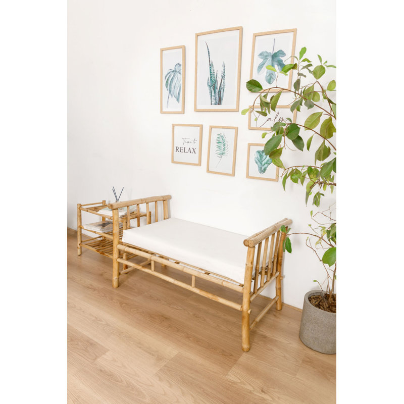 Banc en bois massif de bambou Kerfoot