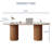 Modern Oval Writing Desk,Glossy Office Table,with Double Solid Wood Legs-695320466-677671807