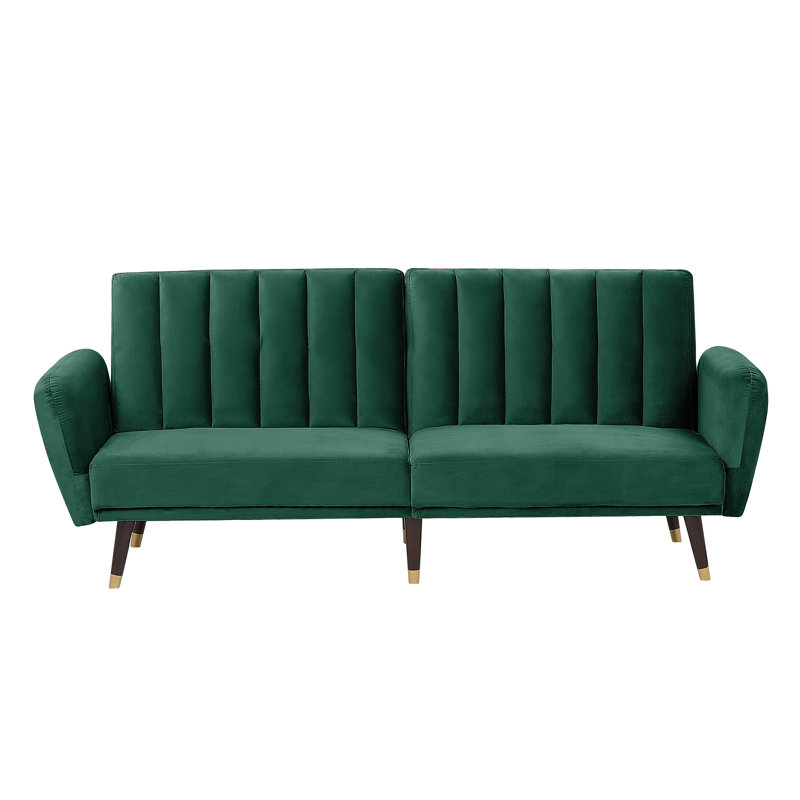 Fawcett 3 Seater Sleeper, Green 100% Polyester