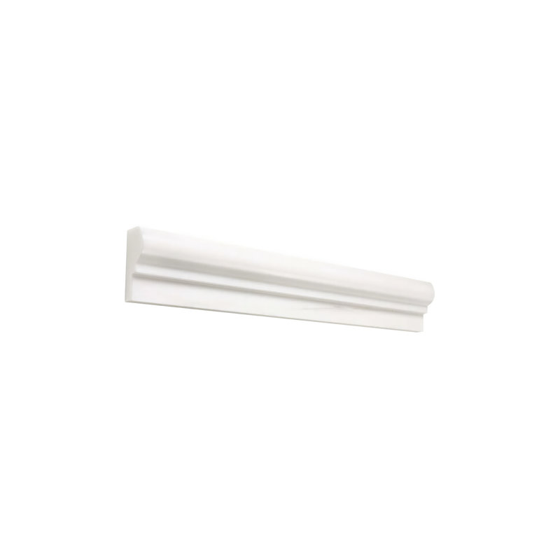 12'' L x 2'' W Marble Chair Rail Tile Trim