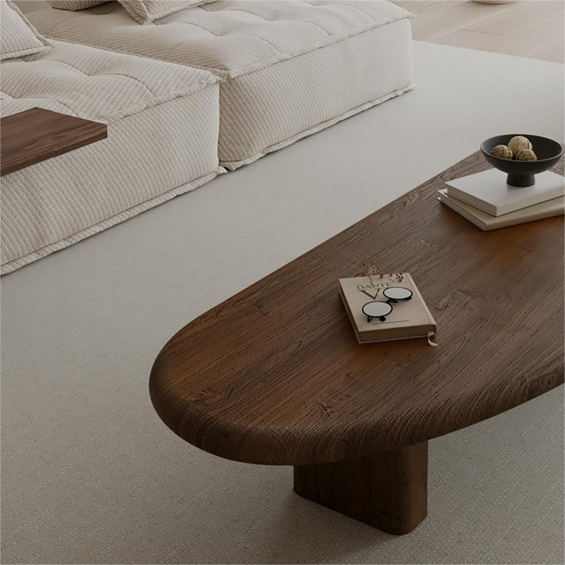 Wabi-Sabi Vintage Solid Wood Coffee Table | Wayfair