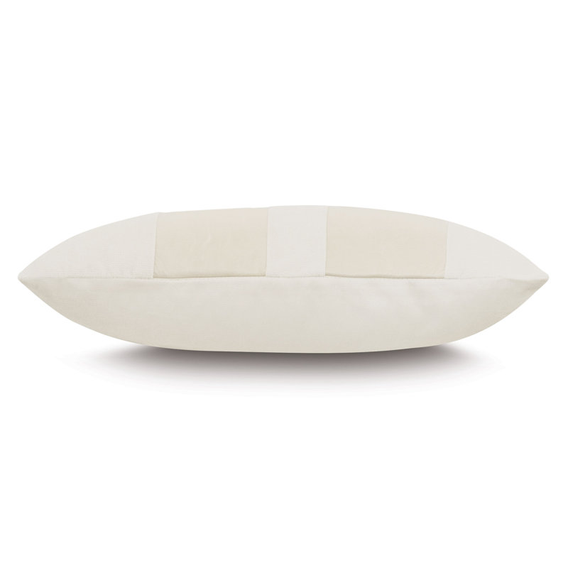 Oriel Lumbar Pillow Cover & Insert, Ivory