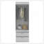 Armoire Alabama, une grande armoire, deux tiroirs-55088049