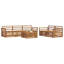 254cm Wide Patio Sectional Set