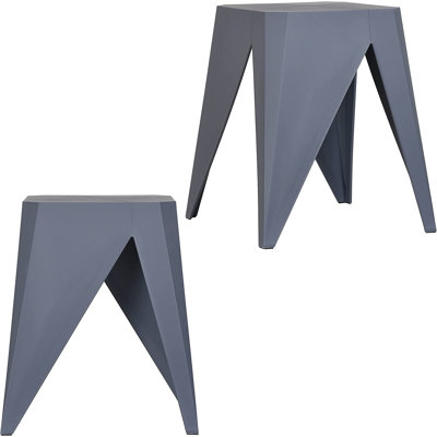 Isbella Polypropylene Plastic Accent Stool