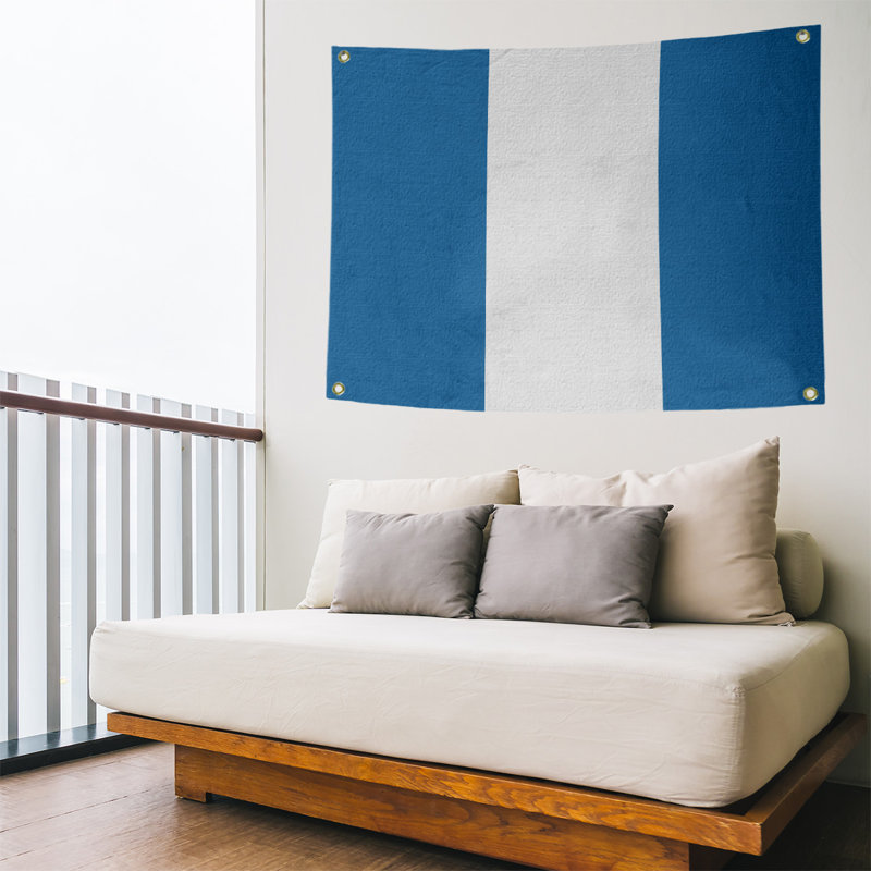 Tapisserie de polyester Baltimore, H 59 po x l 80 po x P 1 po, Bleu Dodger / blanc / bleu Dodger, Los Angeles