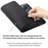 Abstract Black Geode Symphony IX Crystals Geode Modern Gaming Cute Office Laptop Desk Pad Gift Mat Square Rectangle Non-Slip Mousepad