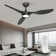 52" Ulanda Blade LED Propeller Ceiling Fan with Remote Control