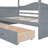 Haleena Twin Daybed with Drawers and Canopy-1646575022