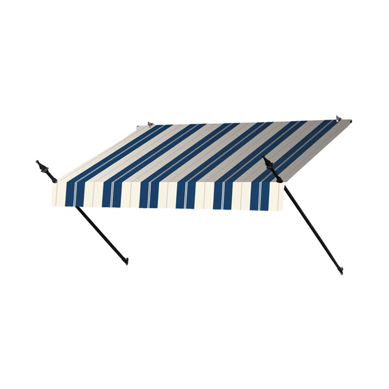 Awning in a Box Designer 4 ft. W x 3 ft. D Woven Acrylic Retractable Standard Window Awning, H 32 po x l 74 po x P 36,5 po