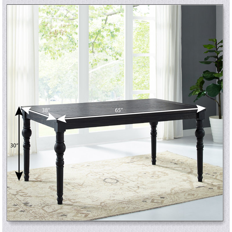 Leviton Urban Style Dining Table, Black