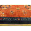 Tapis bleu marine, rouge / rouille