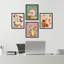 «Christmas Decor Season Porcupine Tree Star», impression sur papier 4 pièces-97770464-97770465