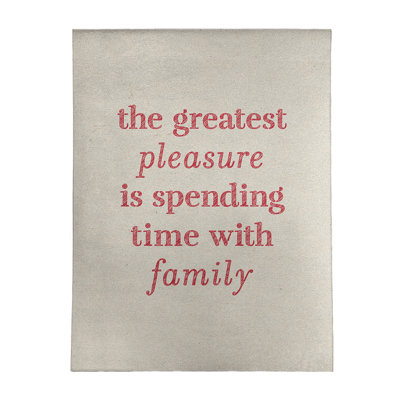 Quotes Chenille Indoor Rug