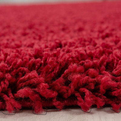 Solid Colour Shag Area Rug