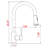 Stainless Steel Brushed Nickel Pull Down Spray Kitchen Faucet - Scratch , Rust Protected, Spot-, 360 Swivel Spout, 1.8Gpm Flow For Resistance, Spot- Finish, Swiveling Max-448302764