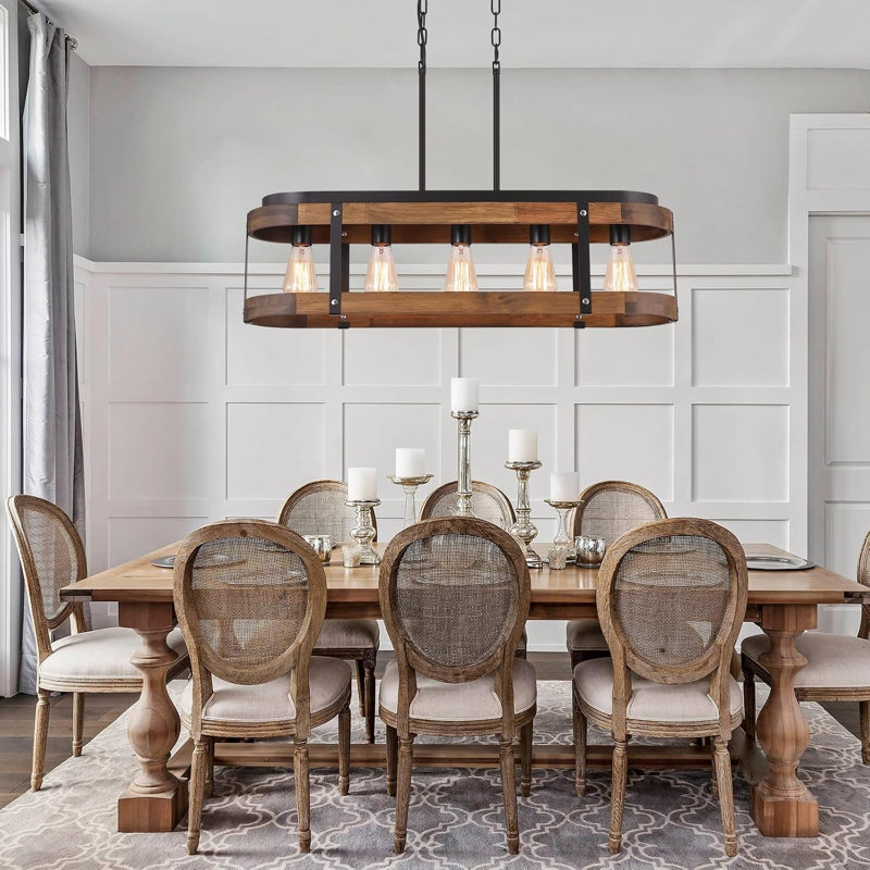 Éclairage pour îlot de cuisine Rustic Farmhouse