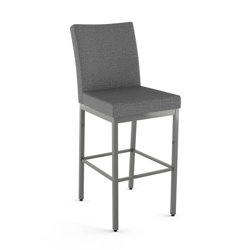 Tabouret de bar et de comptoir Driggers, Gris, Tabouret de bar (siège d'une hauteur de 30 po), Gris