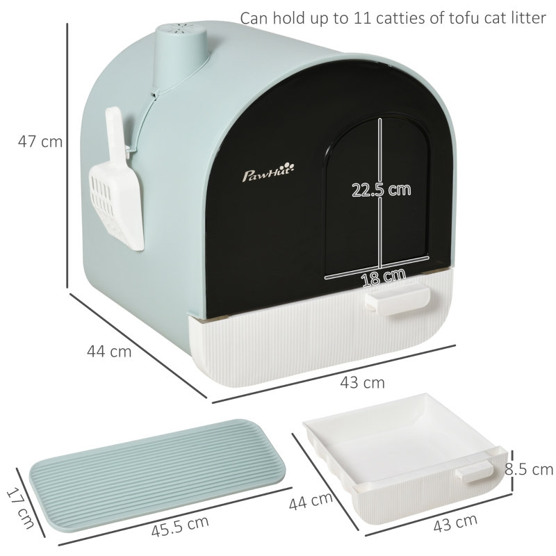 Litter Box Enclosure, Green